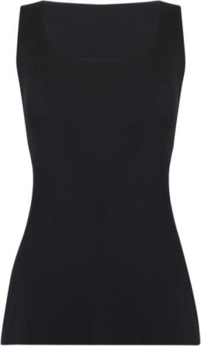 Wolford Aurora Pure Top Kvinde Sort Tanktoppe Str L - hos Magasin