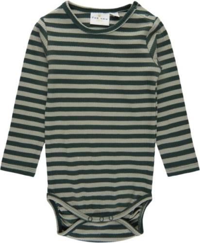 The New Tnsfinn RIB L_S Body Str 80 cm - Green Gables Langærmede Bodie...