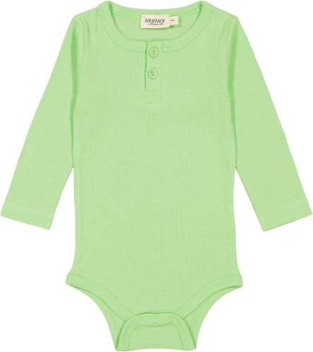 MarMar Copenhagen Body LS Str 6M/68 - Clover Langærmede Bodies hos Mag...