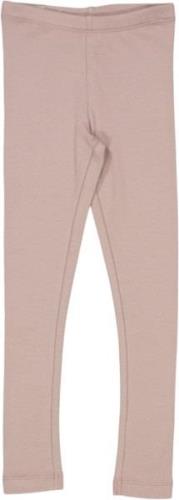 Wheat Rib Leggings Str 3 år / 98 cm - Pudder Leggings Bomuld hos Magas...