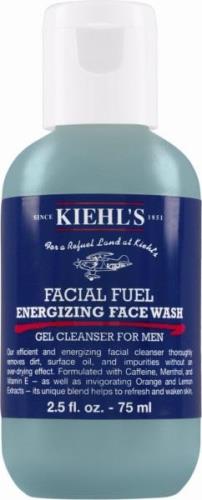 Kiehl's Facial Fuel Energizing Face Wash for Men 75 ml - Ansigtspleje ...