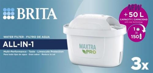 BRITA Brita Pack 3 Mxpro Cartridges Hvid - Kander hos Magasin