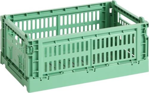 Hay HAY Colour Crate, Small Dark Mint Str W17 X L26,5 X H10,5 - Kurve ...