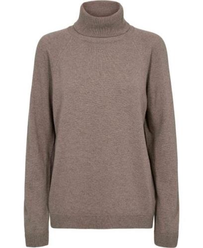 United Colors of Benetton Turtle Neck S Kvinde Brun Rullekraver Str L ...