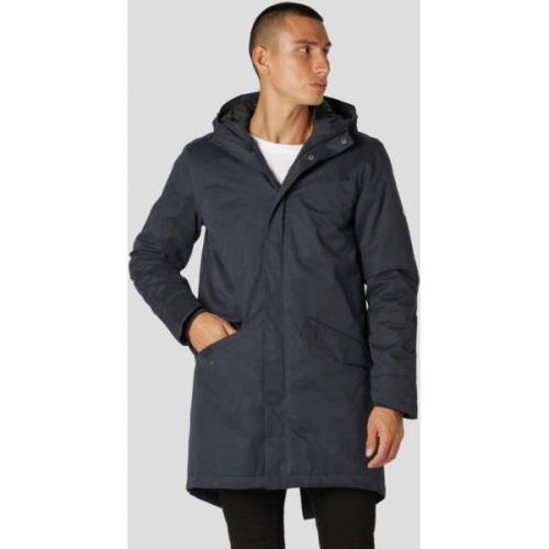 Fat Moose Marshall Winter Jacket Mand Navy Vinterjakker Str L - hos Ma...