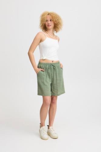 Sorbet Sbalexa Solid Shorts Kvinde Sea Spray Bermudashorts Str L - hos...