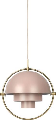 Gubi Multilite Pendant Messing/rosa Str Ø:36 - Pendler hos Magasin