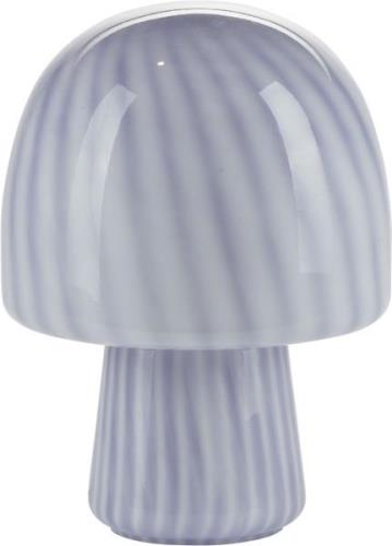 Cozy Living Funghi Table Lamp Stipes White/blue Str H: 27 cm Ø: 17 cm ...