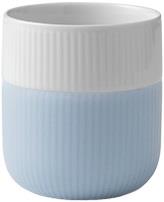 Royal Copenhagen Fluted Contrast Mug 35cl Dove Blue Hvid - Kopper Uden...