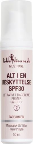 Pudderdåserne Pudderdåserne Alt i en Beskyttelse SPF 30 50 ml - Dagcre...