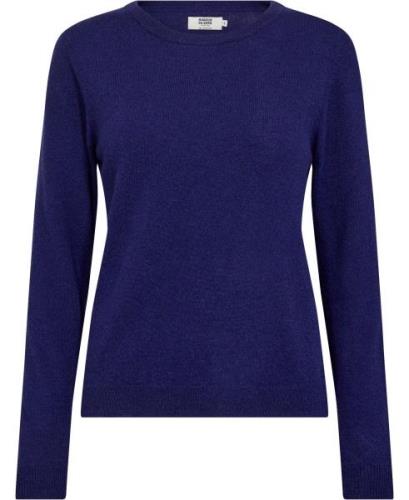 Magasin Myrna 1 RWS Strik Lambswool Kvinde Fantasy Blue Sweaters Str L...