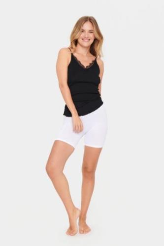 Saint Tropez T5920, Ninnasz Microfiber Shorts Kvinde White Bikershorts...