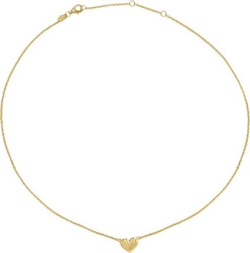 ByBiehl Heart Full Necklace GP One size - Halskæder Med Vedhæng hos Ma...