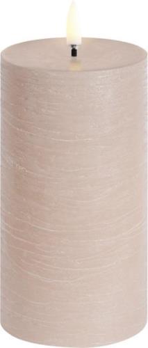 Uyuni LED Pillar Candle, Beige 0008 - Led Stearinlys hos Magasin