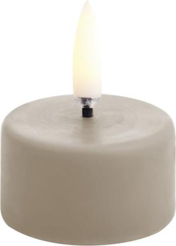 Uyuni LED Tealight 400~ Battery Incl., Sandstone Plain, 3,9x2,1 cm San...