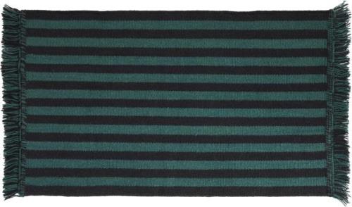 Hay Stripes and Stripes Wooll95 x W52- Green Str L95 x W52 - Gulvtæppe...