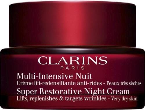 Clarins Super Restorative Night Cream Very Dry Skin 50 ml - Natcreme h...