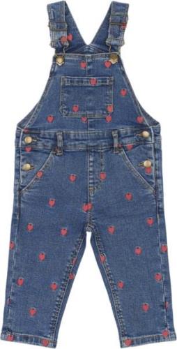 The New Tnslovia Denim Dungarees Str 80 cm Denim - Medium Blue Denim B...