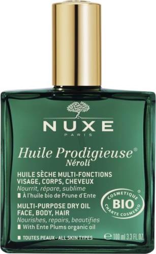 NUXE Nuxe Huile Prodigieuse® Neroli 100 ml og håret næret og med en sm...