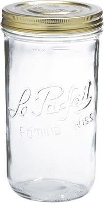 Le Parfait Geleglas 1,5 Liter D 11 cm Glas 0008 - Opbevaringsglas & Kr...