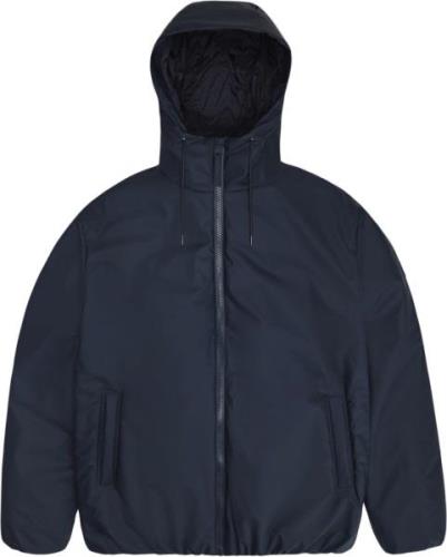 Rains Lohja Insulated Jacket W3t1 Kvinde Navy Regnjakker Str L - Polye...