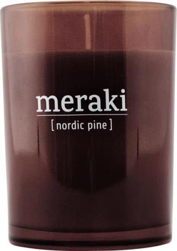 Meraki Duftlys, Nordic Pine, dia. : 8 cm, Kvindeduft L:0cm, B:0cm, H:1...