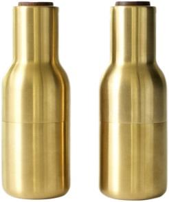 Audo Copenhagen Bottle Grinder, Brushed Brass, Waln Kobber Str H: 20,5...