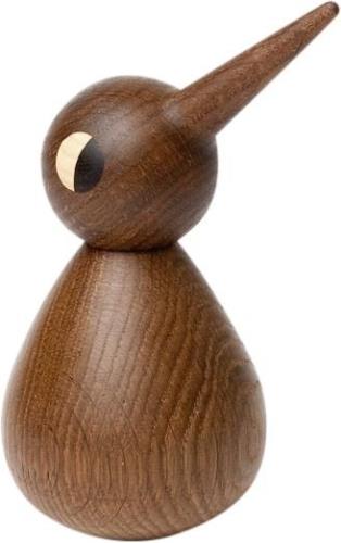 Architectmade Bird Stor Egetræ Røget Egetræ Str 12 cm - Figurer hos Ma...