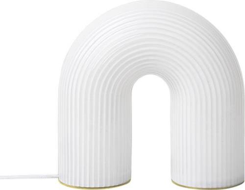 ferm LIVING Vuelta Lamp White White Str LIGHTING - Bordlamper hos Maga...