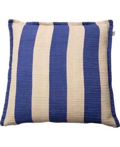 Magasin Stripe/beigekobolt BL, Pyntepude 0008 Pyntepuder