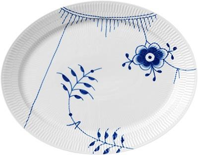 Royal Copenhagen Blue Mega Dish Oval 35cm Blå Str 35 cm - Serveringsfa...