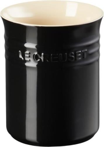 Le Creuset Redskabskrukke 1,0L Black Black Str stentøj - Opbevaringsgl...