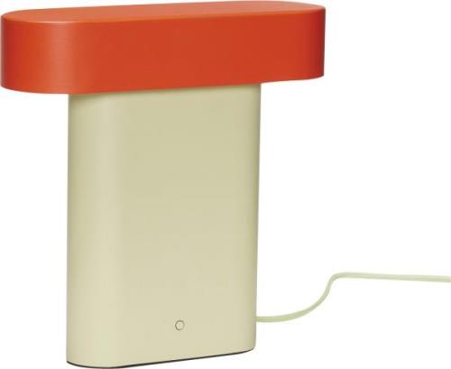 Hübsch Sleek Table Lamp Green/red Str H 25cm - Bordlamper hos Magasin