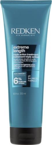 Redken Extreme Length Triple Action Treatment 250.0ml - Hårkur hos Mag...