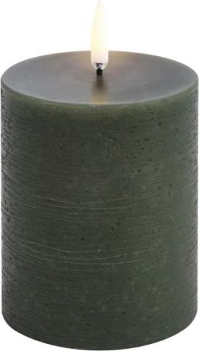 Uyuni LED Pillar Candle, Olive Green, Rustic, 7,8 x 10,1 cm 4/24 Olive...