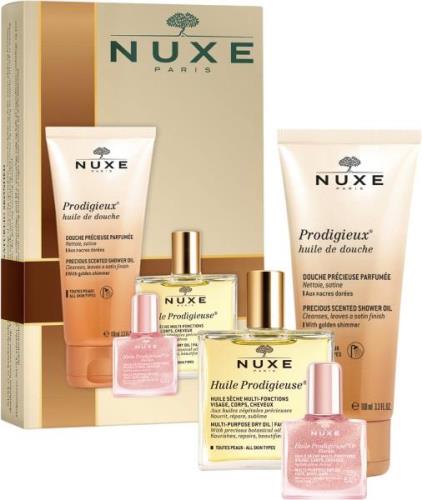 NUXE Prodigieuse Julegaveæske 50 + 100 + 30 ml - Hudpleje hos Magasin