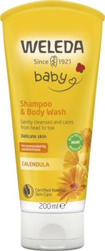 Weleda Baby Calendula Shampoo & Body Wash 200 ml. 200 ml - Shampoo hos...