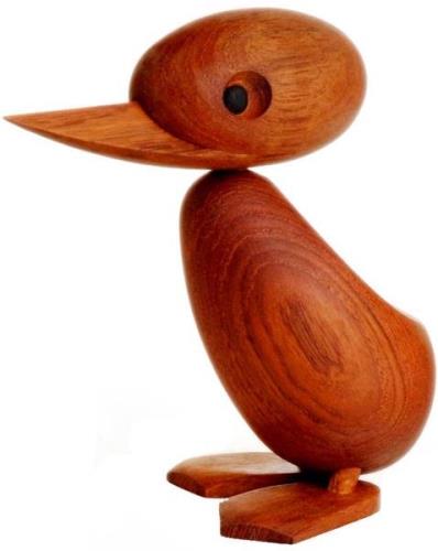 Architectmade Duck Teaktræ Str 18 cm - Figurer hos Magasin