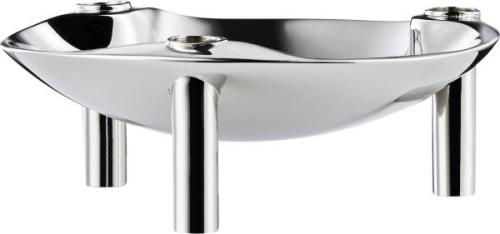 STOFF Nagel Stoff Nagel® Bowl/skål Krom Sølv Str H:5 cmD:13,8 cm - Ser...