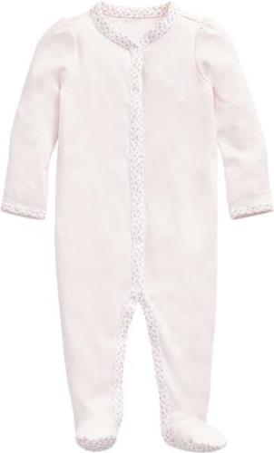 Polo Ralph Lauren Floraltrim Cotton Coverall Str 6M / 6-9 mdr - Pink H...