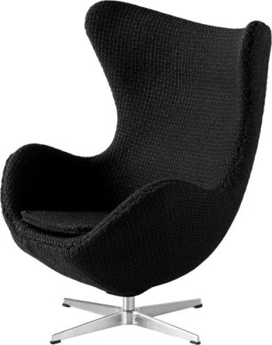 Fritz Hansen Miniature Ægget Black Atlantic Sort Str b: 13,5 cm, h: 16...