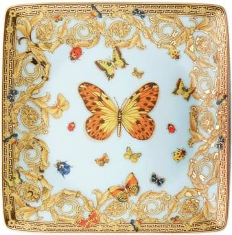 Versace Bowl 12cm sq. Flat, Le Jardin de Versace, Versace Flerfarvet S...