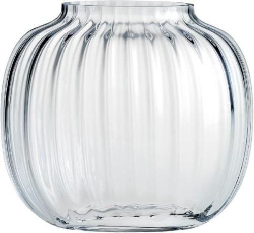 Holmegaard Primula Oval Vase Klar H17,5 Transparent Str H:17,5 D:12 B:...