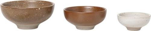 ferm LIVING Petite Bowls Set of 3 - Multi Multi Str L: 4,5x10x10, M: 3...