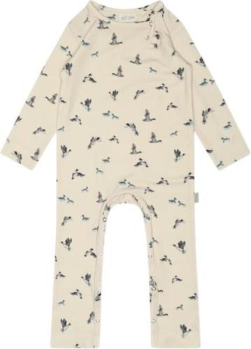 PETIT PIAO Jumpsuit L/S Printed Kvinde Duck Aop Buksedragter Str 80 cm...