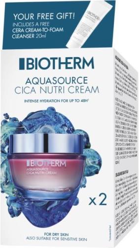 Biotherm Biotherm Aquasource Cica Nutri Duo Set - Dagcreme hos Magasin