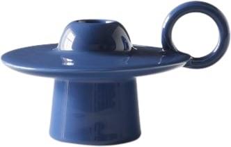 &Tradition Momento Candleholder Jh39, Azure 0008 - Kronelysestager hos...