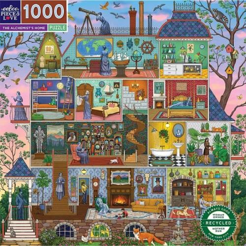 eeBoo Eeboo Puslespil 1000 brk - The Alchemist's Home - Puslespil hos ...