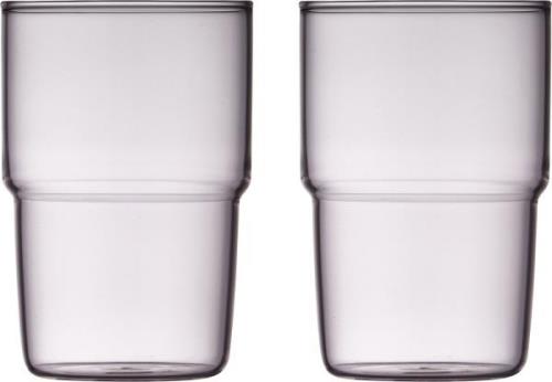 Lyngby Glas Drikkeglas Torino 40 cl 2 stk. Pink Pink Str L:7.7cm B:7.7...