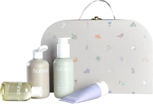 SoKind Dear Baby Skin Care Kit Lækker Kuffert med Hudplejeprodukter ti...